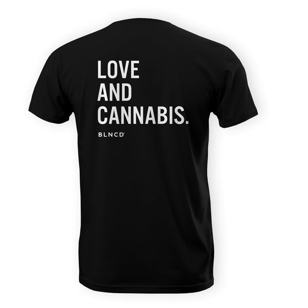 BLNCD Merch - "Love and Cannabis" Tee - S