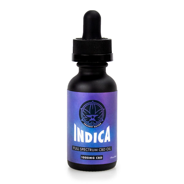 Foundry - Full Spectrum CBD Oil - Indica 30ML 1000mg