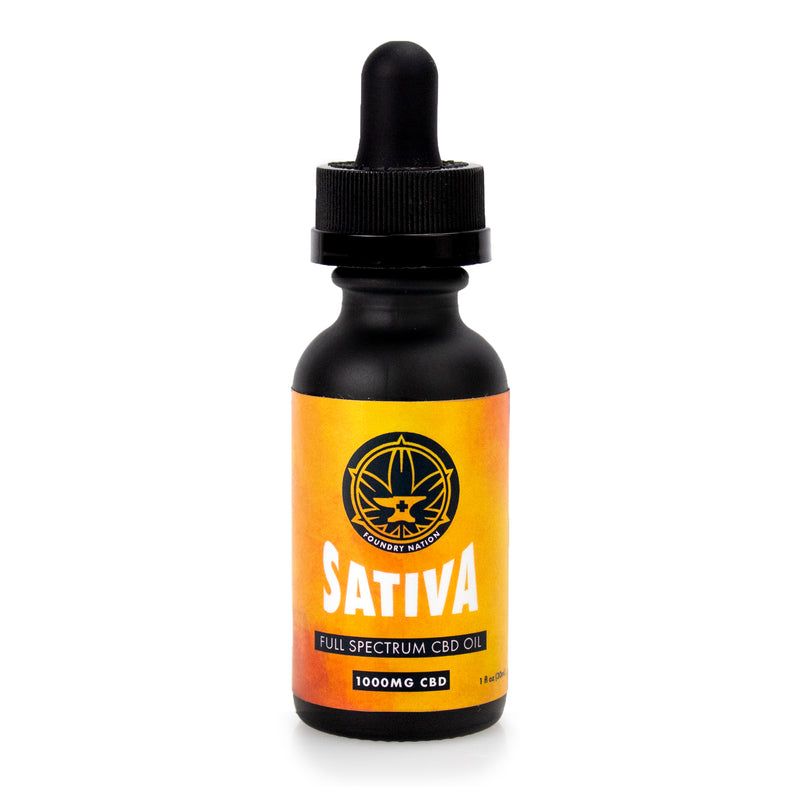 Foundry - Full Spectrum CBD Oil - Sativa 30ML 1000mg